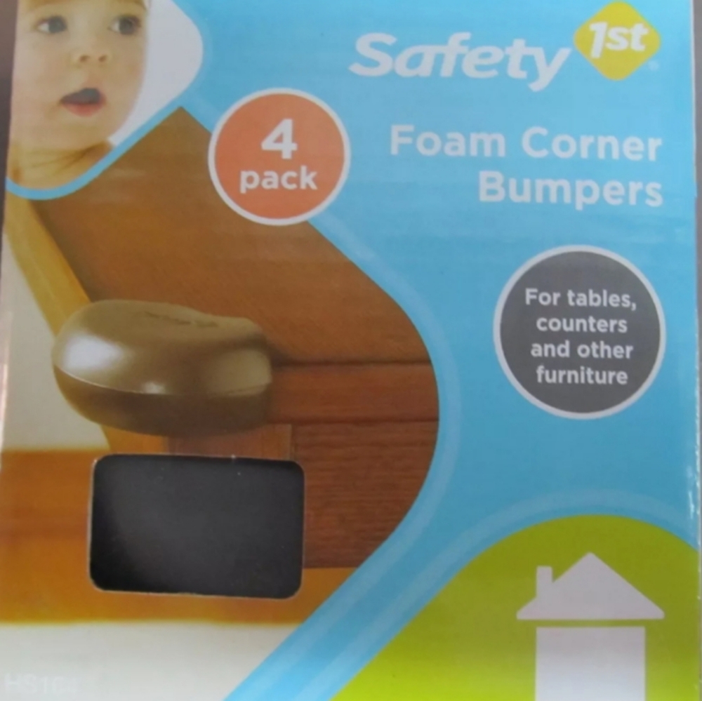 Safety 1st 4 Brown Foam Corner Bumpers